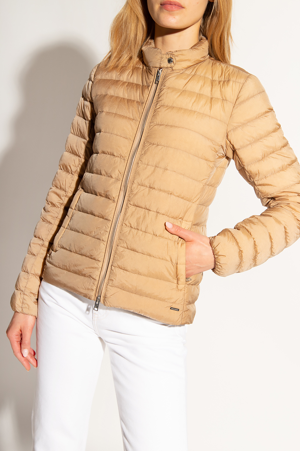 Woolrich Quilted jacket with high neck
